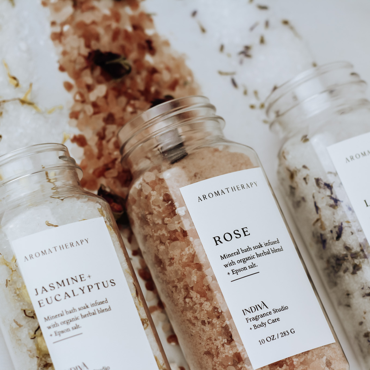 Organic Rose Bath salts