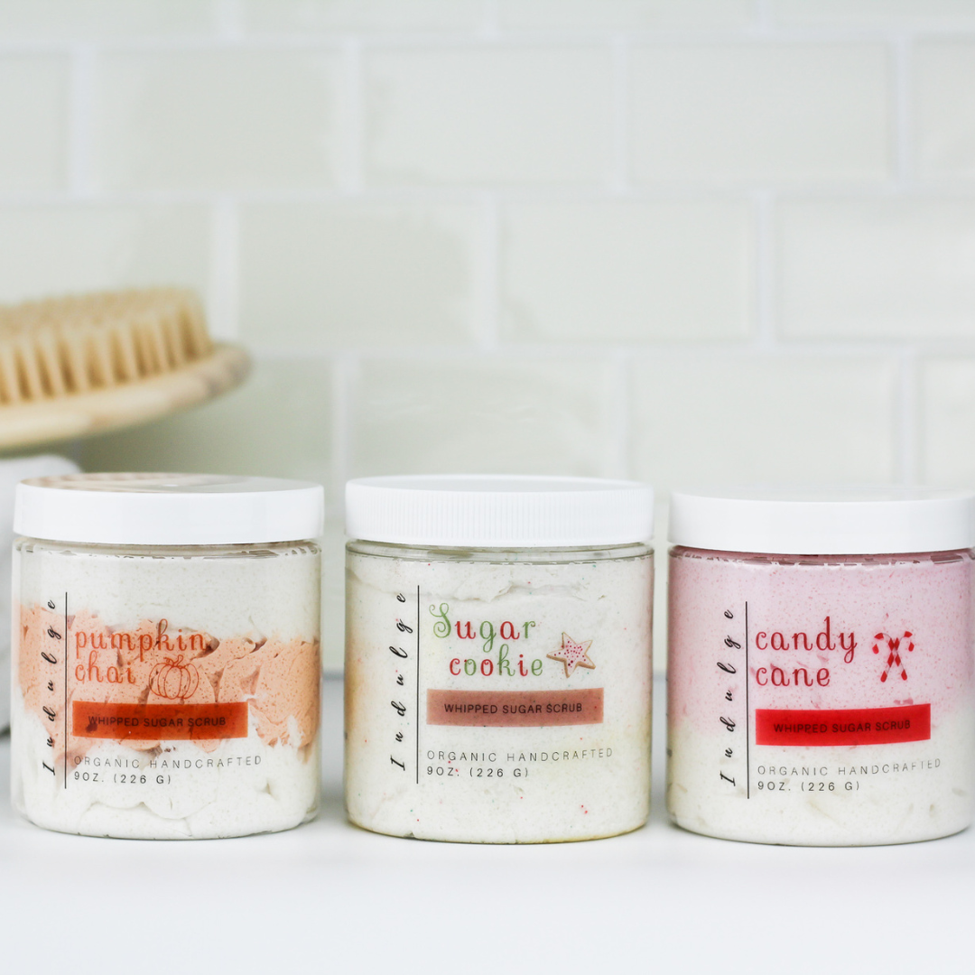 Candy Cane Foaming Body Scrub