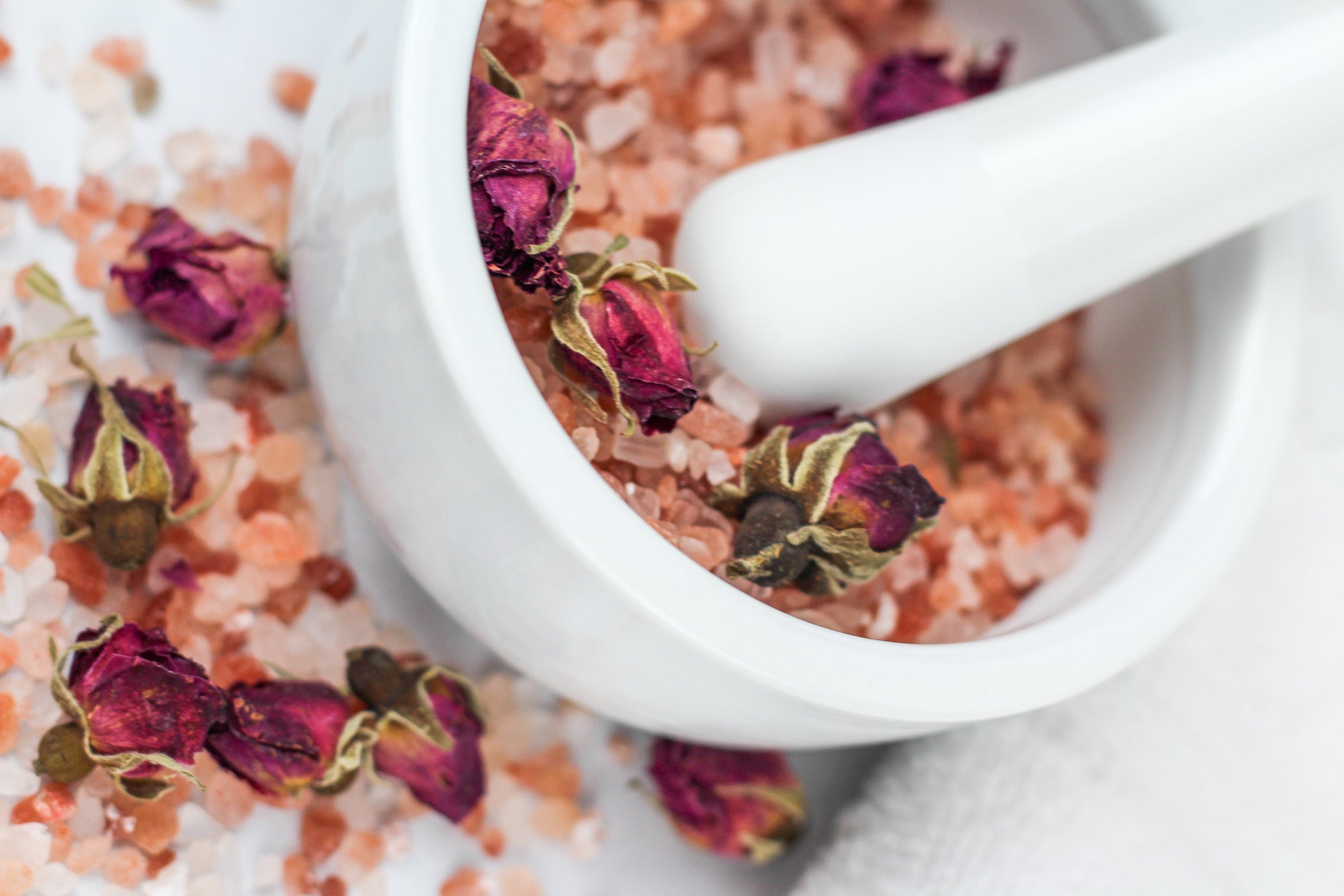 Organic Rose Bath salts