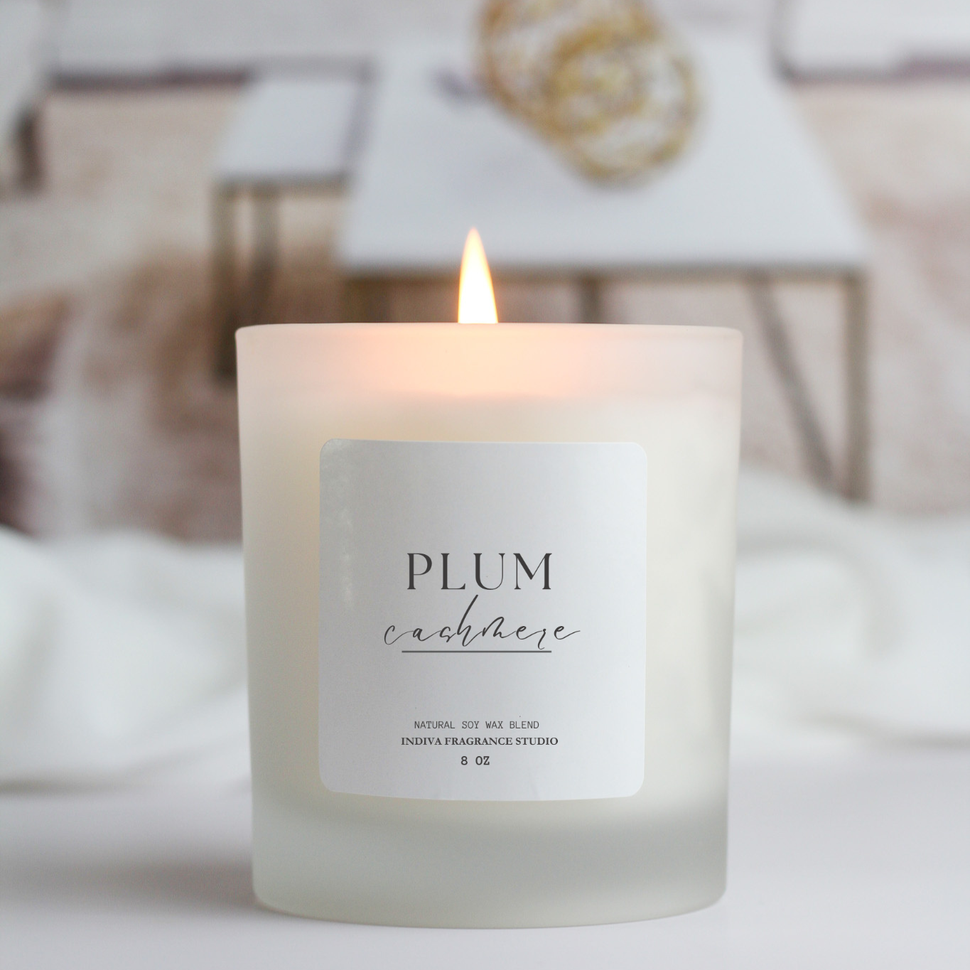 Plum Cashmere Classic Candle