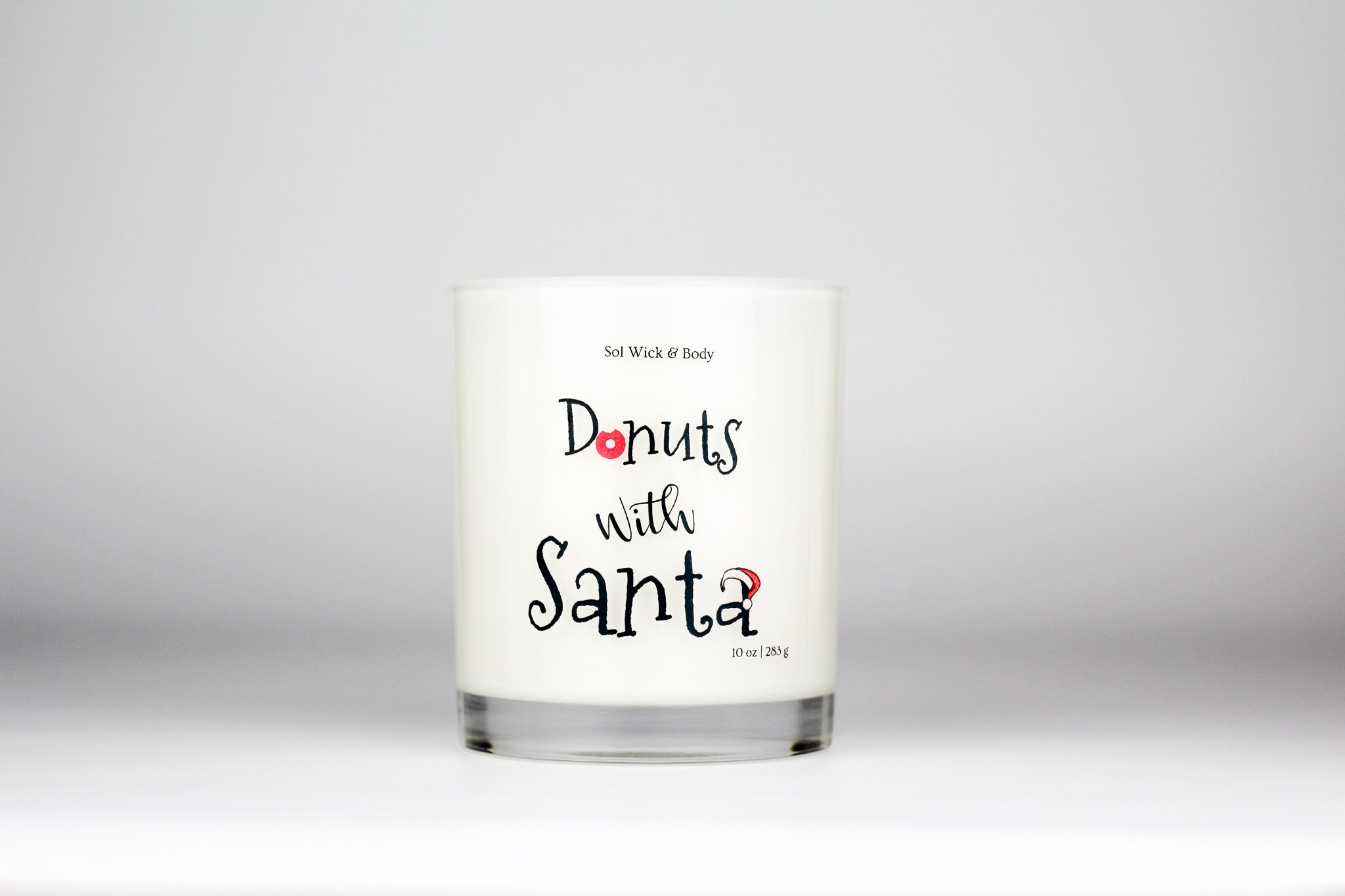 Donuts With Santa Candle