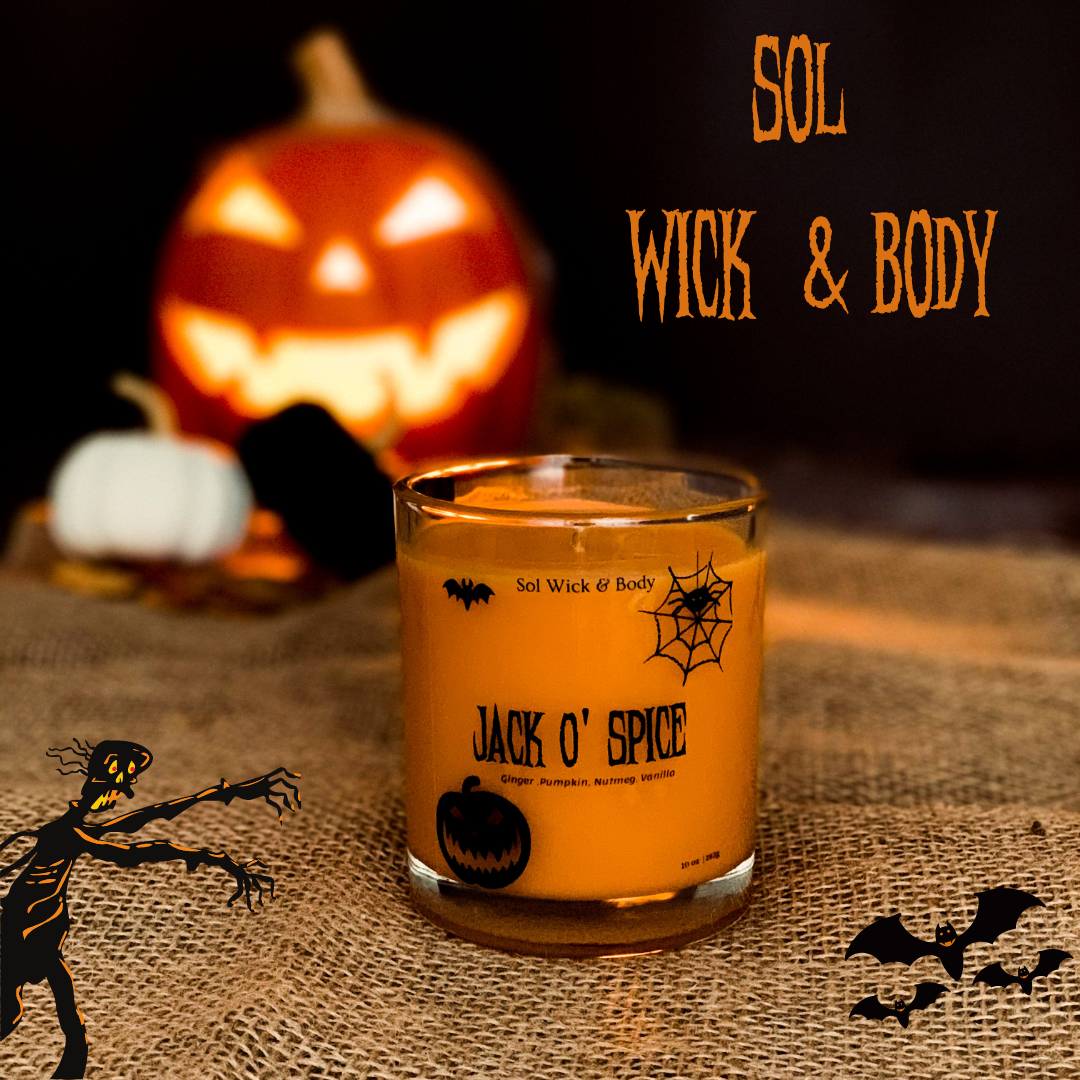 Jack O Lantern Candle